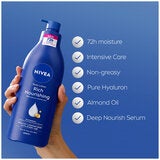 NIVEA Rich Nourishing Body Lotion 3 x 625ml NIVEA Rich Nourishing Body Lotion 3 x 625ml