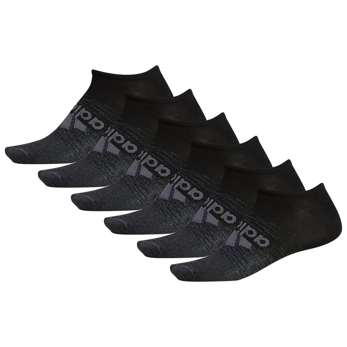 Adidas No Show Sock 6 Pack Black