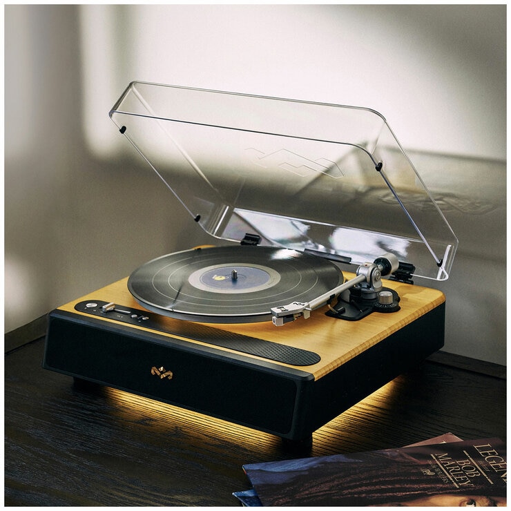 House of Marley Soul Rebel All in 1 Turntable Signature Black EM-JT401-SB