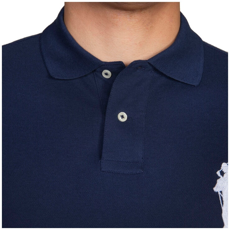 Polo Ralph Lauren Men's Big Pony Polo Grey Navy