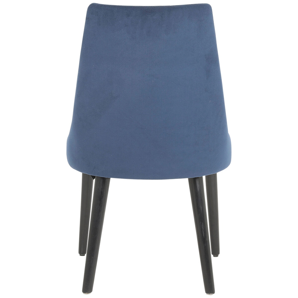 Moran Atlas Dining Chair 2 Pack Velvet Dark Blue Fabric