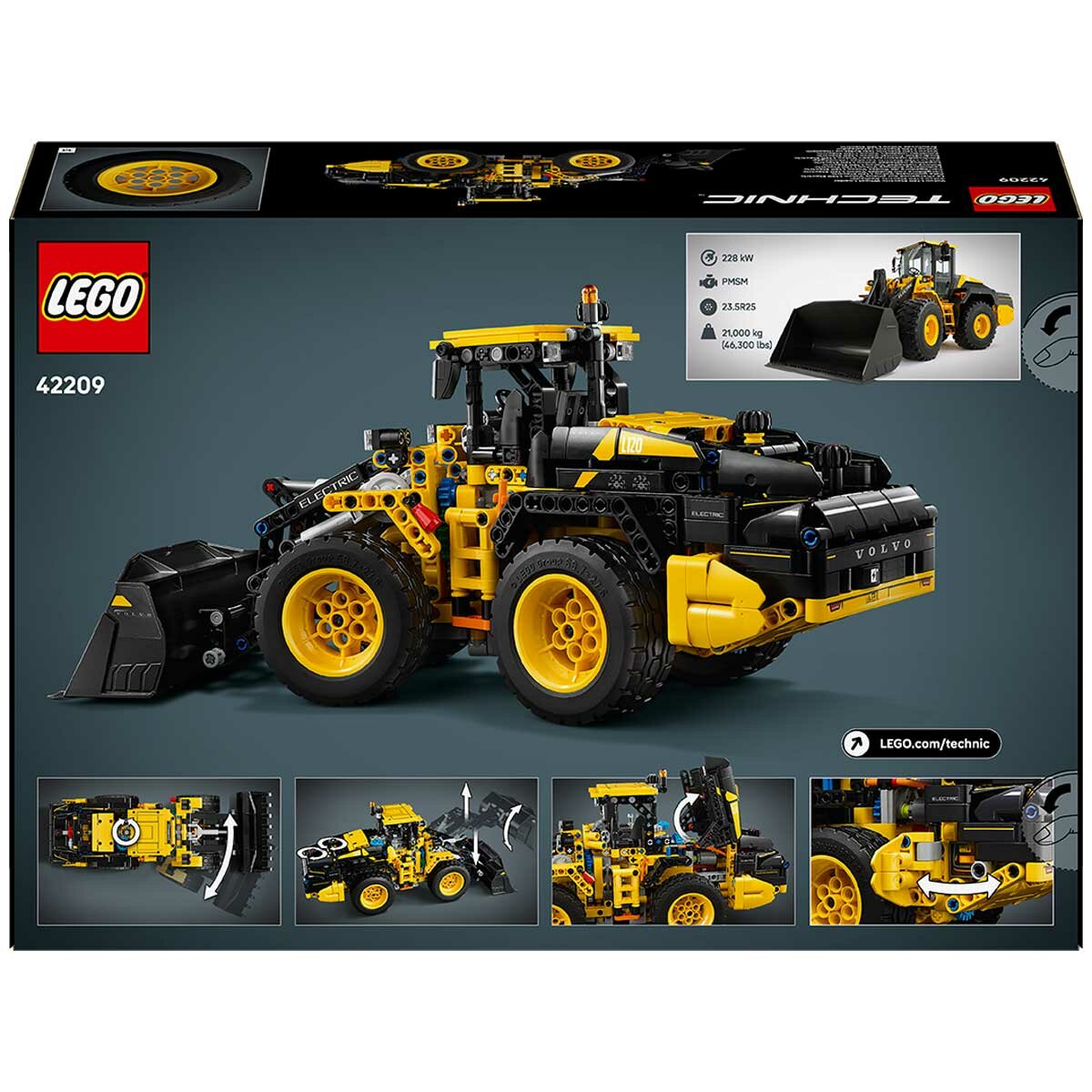 LEGO Volvo L120 Electric Wheel Loader 42209