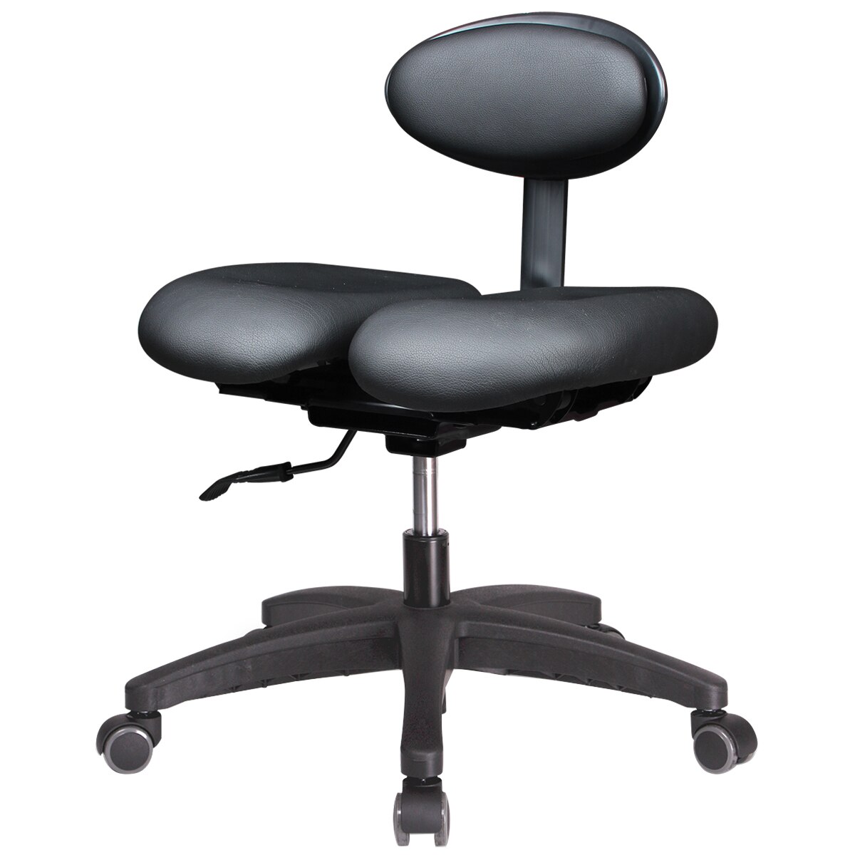 Hara Chair D Type Office Chair - Black