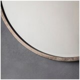 Hudson Living Higgins Round Antique Silver Mirror 800 x 800mm