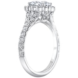 2.00ctw Oval Halo Bridal Ring