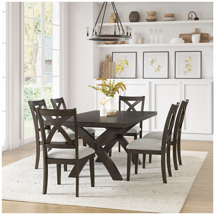 Bayside Furnishings 7 Piece Dining Set
