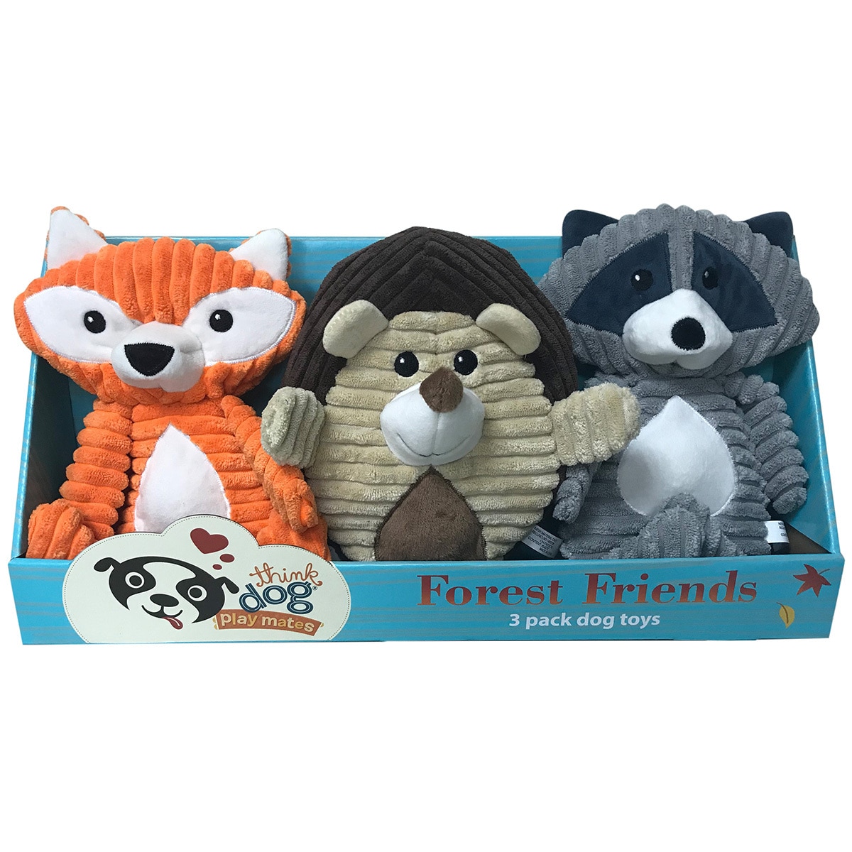 Think Dog Forest Friends Dog Toys 3pk Costco Australia