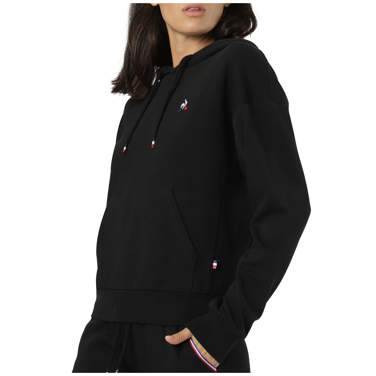 Le Coq Essentiel Hooded Sweater - Black