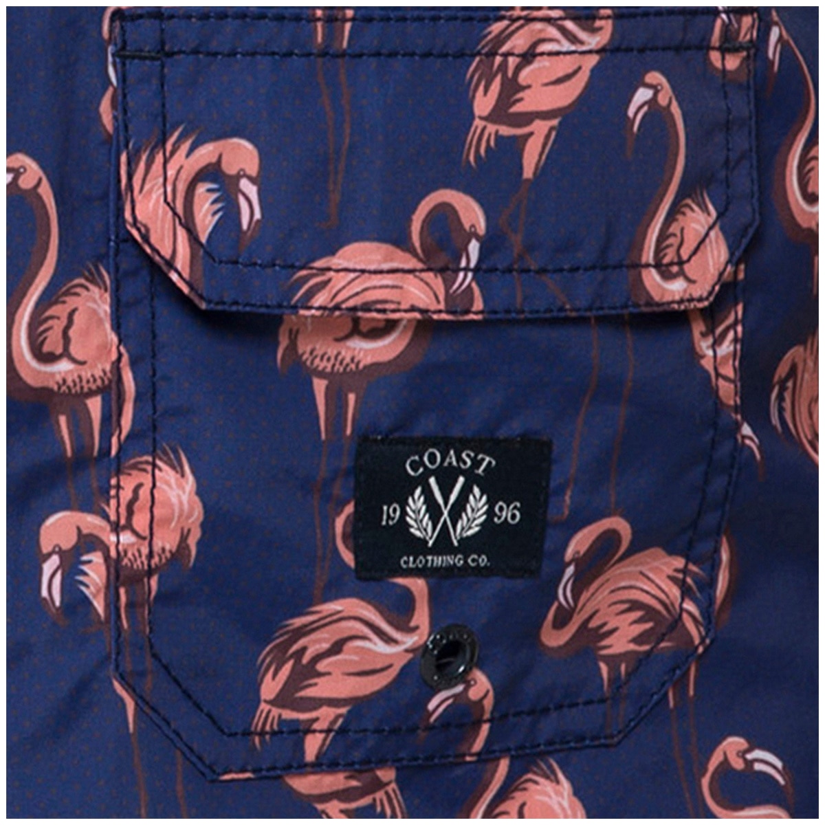 Coast Men's Swim Short - Pink Flamingo