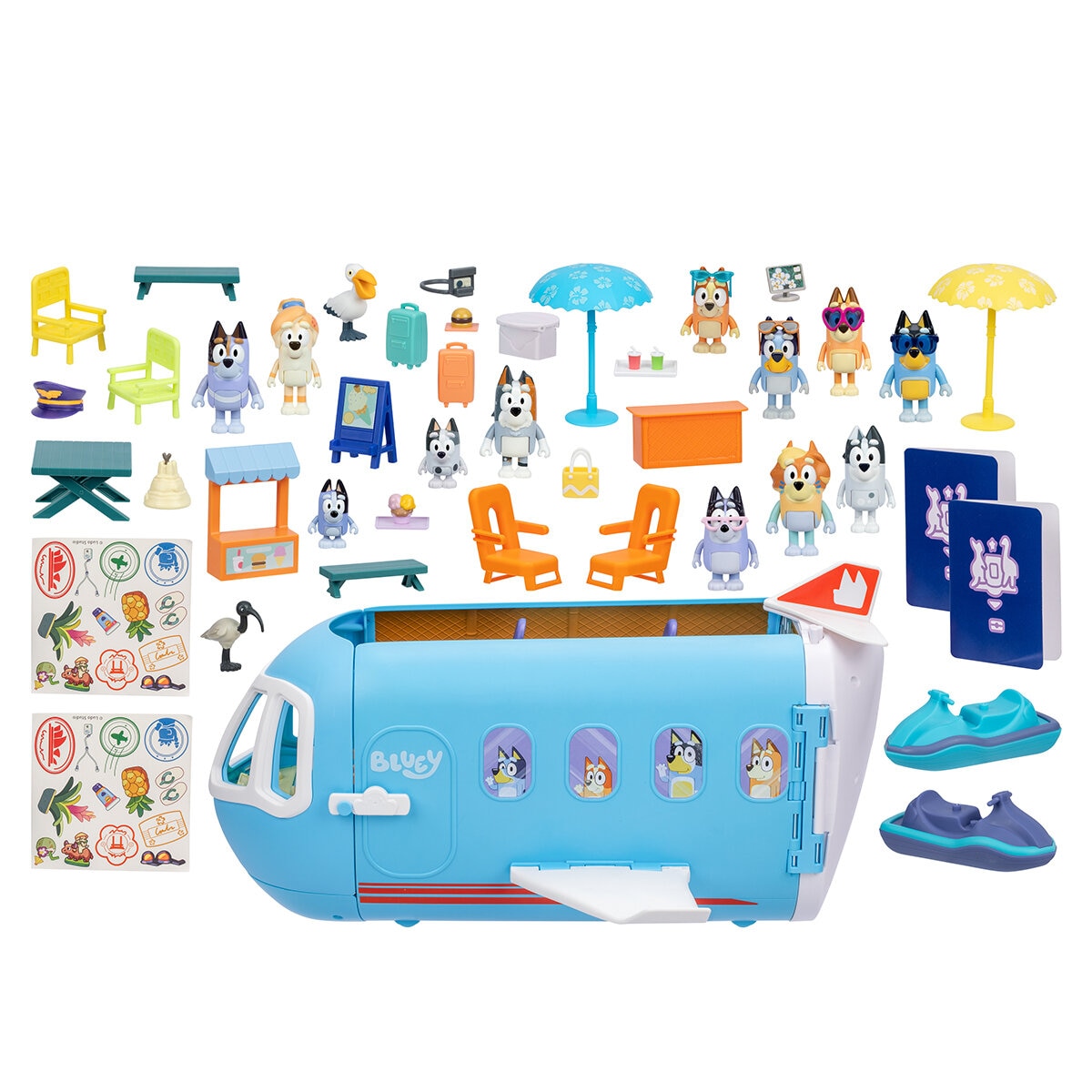 Bluey Holiday Ultimate Family Trip Playset