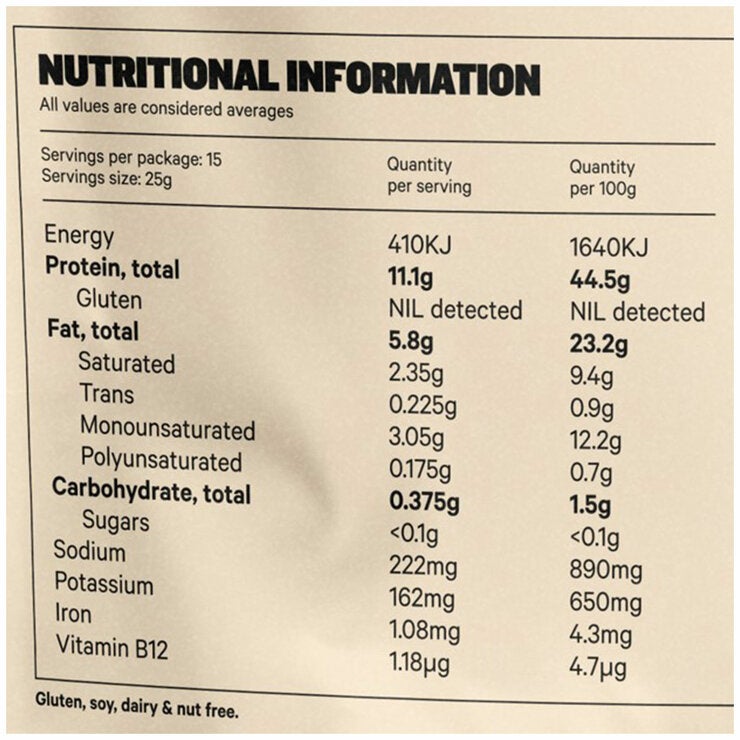 Barbell Biltong Air Dried Steak Original 375g - Grocery Online