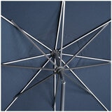 SunVilla Blue LED Market Umbrella 3M