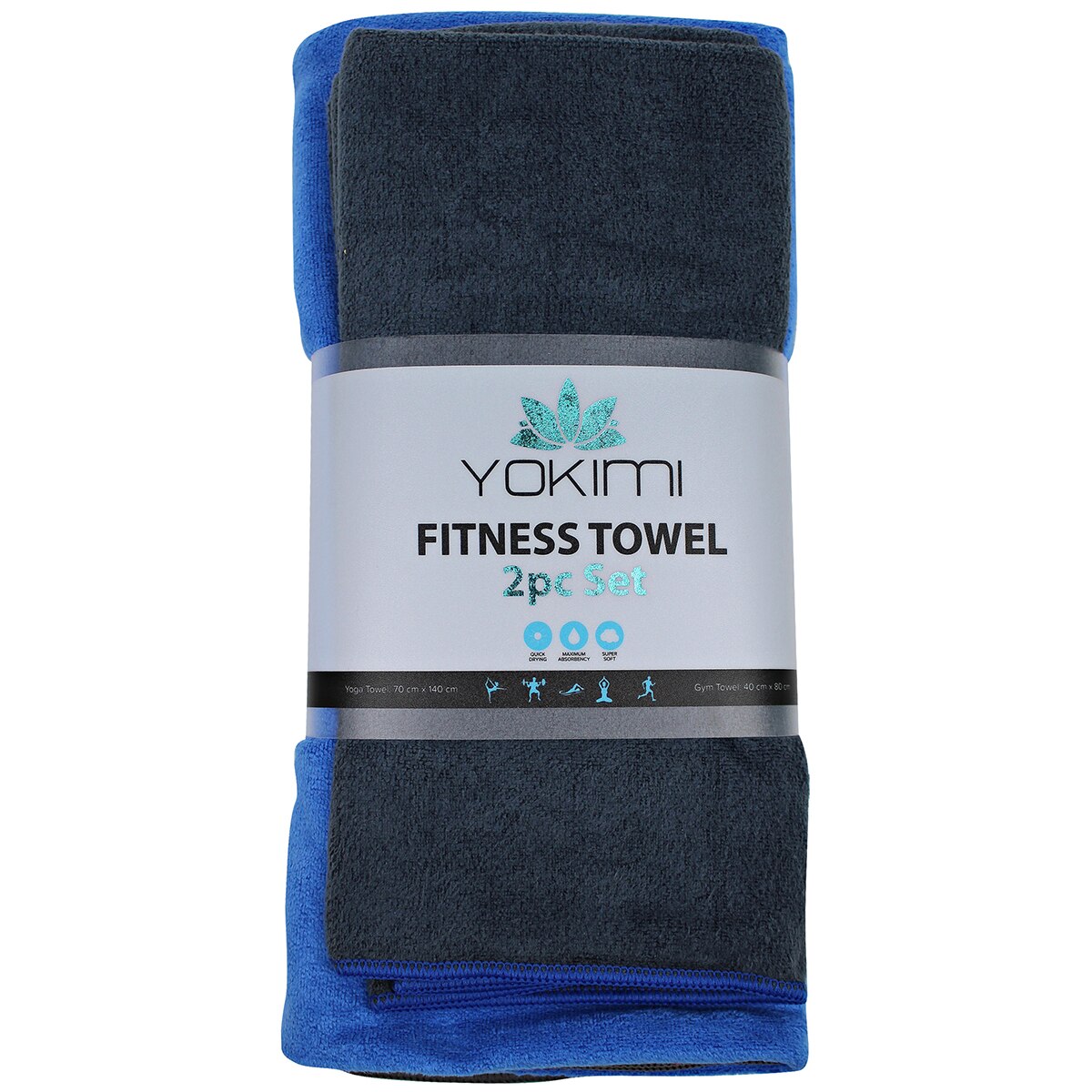 Yokimi Fitness Towel 2pc Set Costco Australia