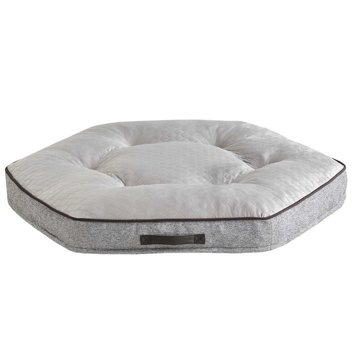 Kirkland Signature Hexagon Pet Napper Spring Grey Quilted