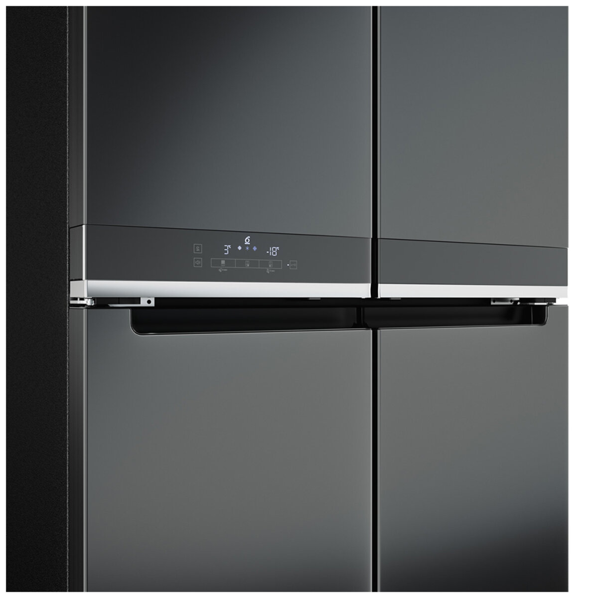 Whirlpool Four Door Fridge Freezer 594L Black WQ70900SBX