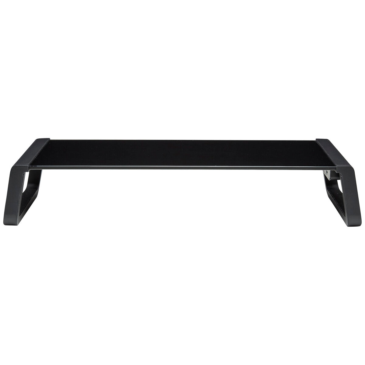 Seville Classics airLIFT Tempered Glass Monitor Riser Black