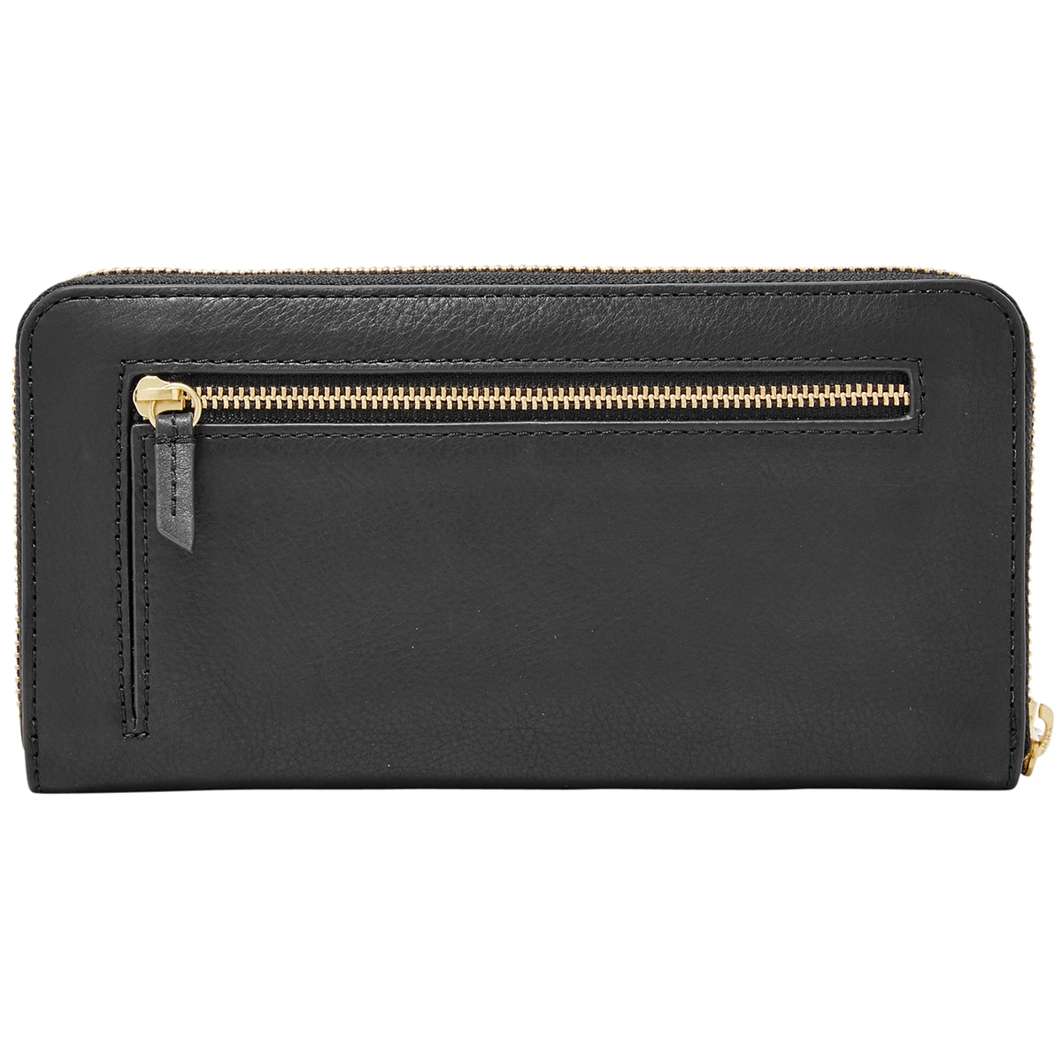 Fossil Women's Emma Large Zip Wallet - Black