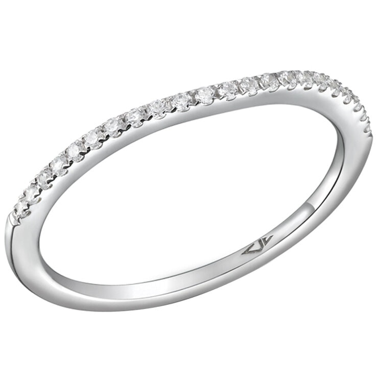 18KT White Gold 0.91ctw Round Diamond Bridal Set