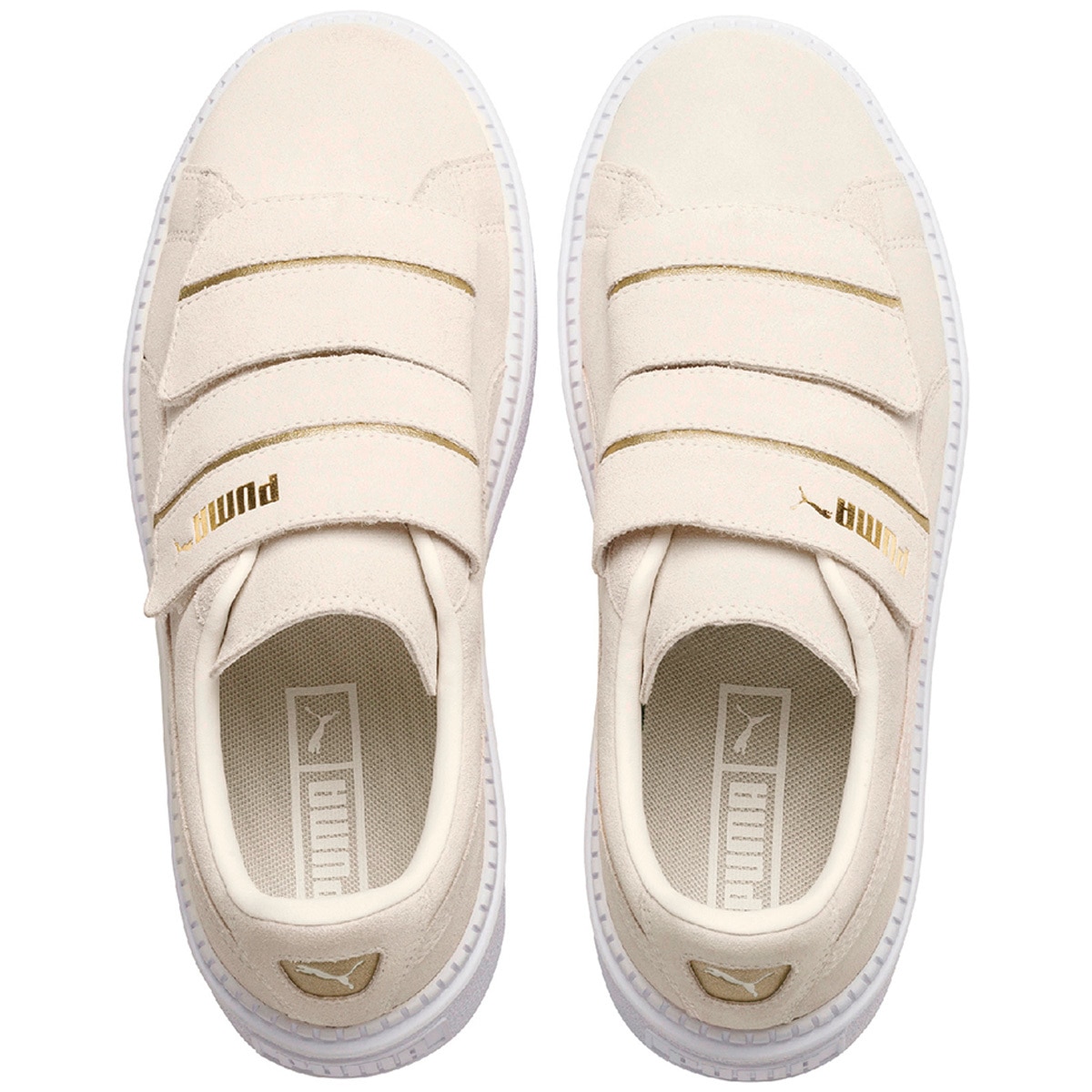 Puma Platform Trace Strap Ladies Shoe - White