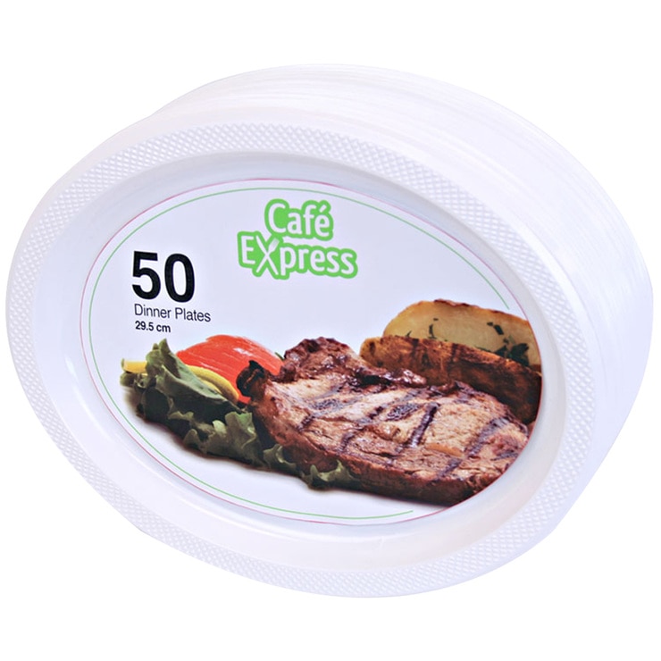 Cafe Express Oval Serving Platter Plates 50 Pack Costco Australia