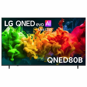LG 85 Inch QNED80B EVO AI MINI LED 4K Smart TV 85QNED80BSA