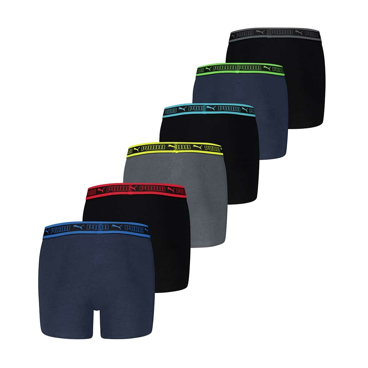 PUMA Boys Boxer Brief 6 Pack