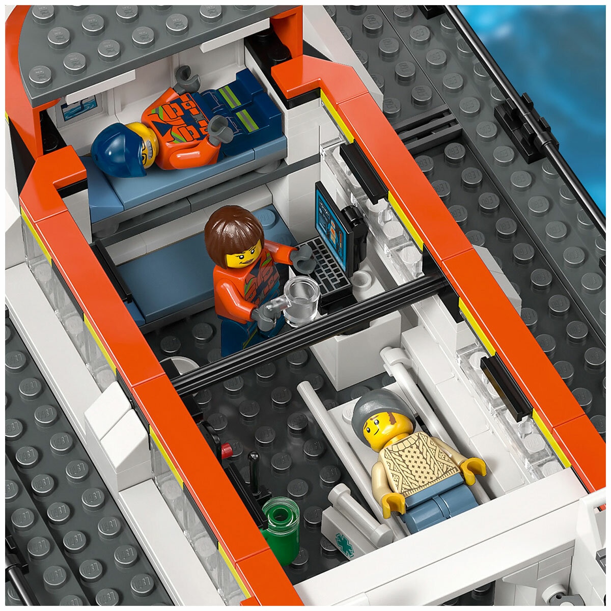 LEGO City Coast Guard Rescue Boat & Helicopter 60504