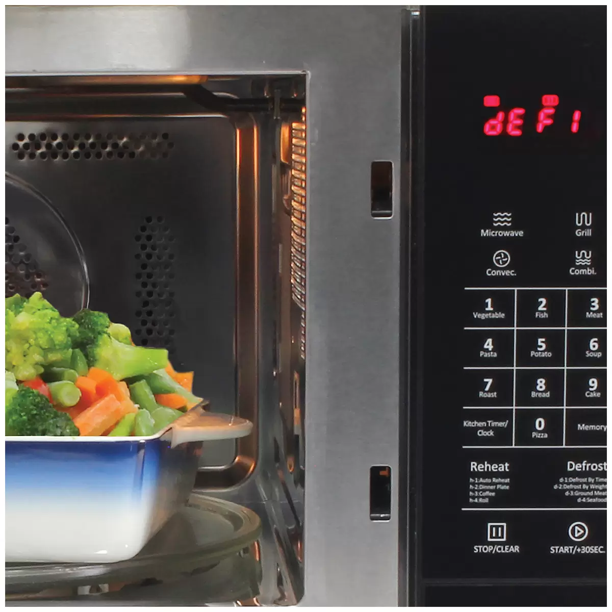 Morphy Richards Microwave Oven with Grill and Convection Black 34L