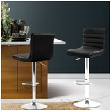 Artiss Black Arne Barstool 2 Pack