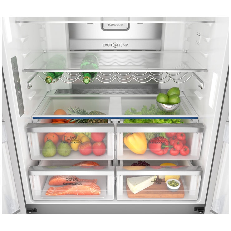 Electrolux 562L French Quad Door Fridge Matte Black EQE5657BA Electrolux 562L French Quad Door Fridge Matte Black EQE5657BA