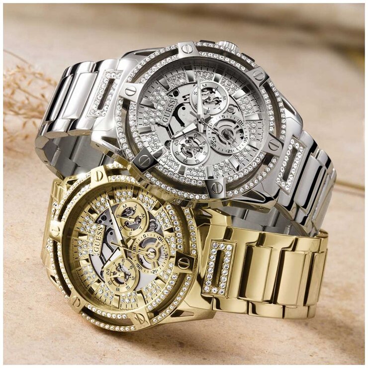 GUESS King Stainless Steel Multifunction Men's Watch GW0497G1