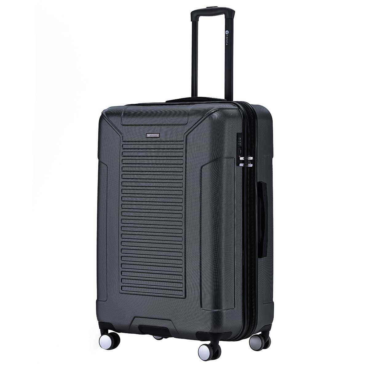 Tosca Matrix Range 3 Piece Luggage Set Black