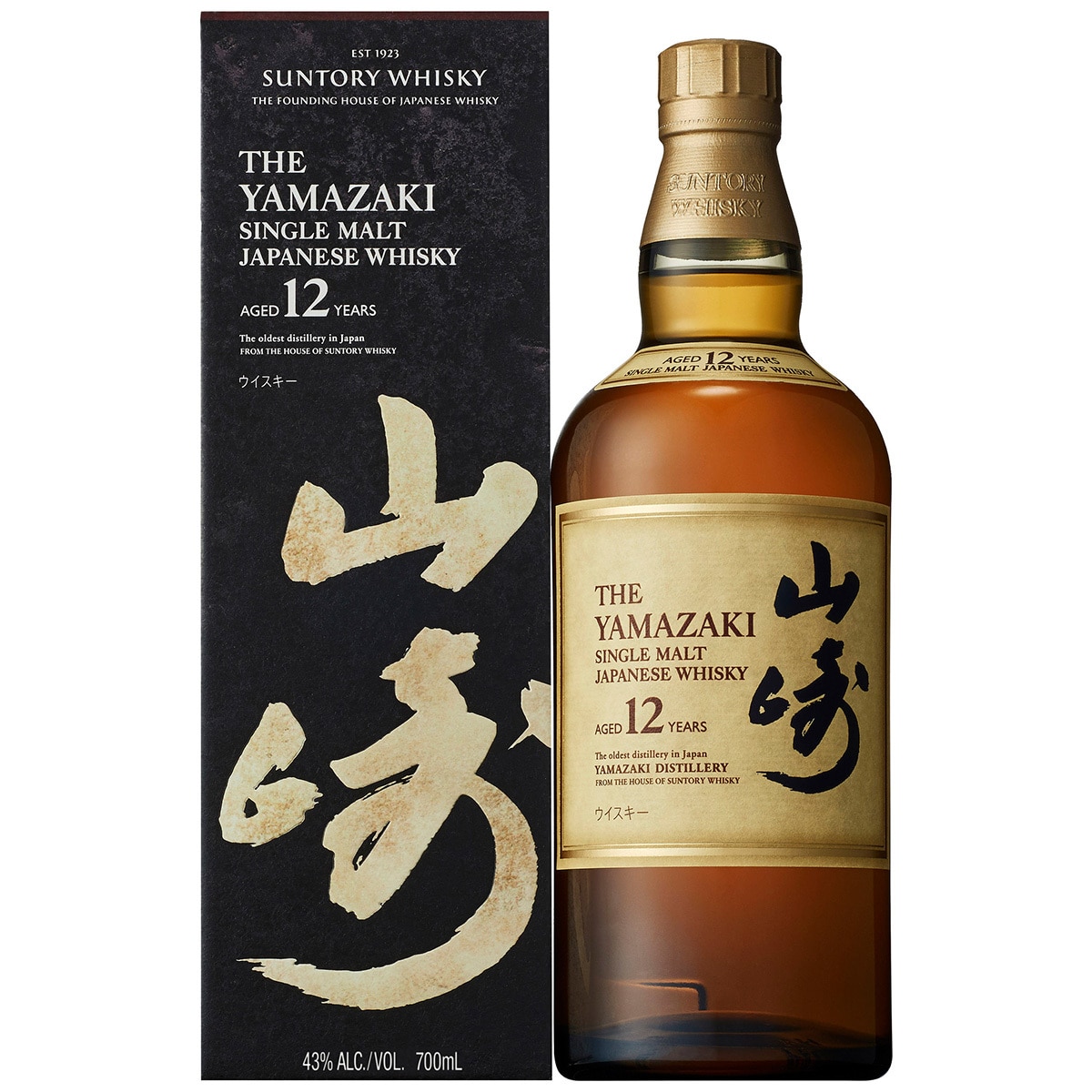 The Yamazaki 12 Year Old Single Malt Whisky 700mL
