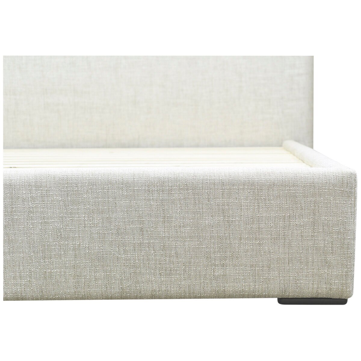 Moran Ora King Bedhead with Encasement and Slats Natural