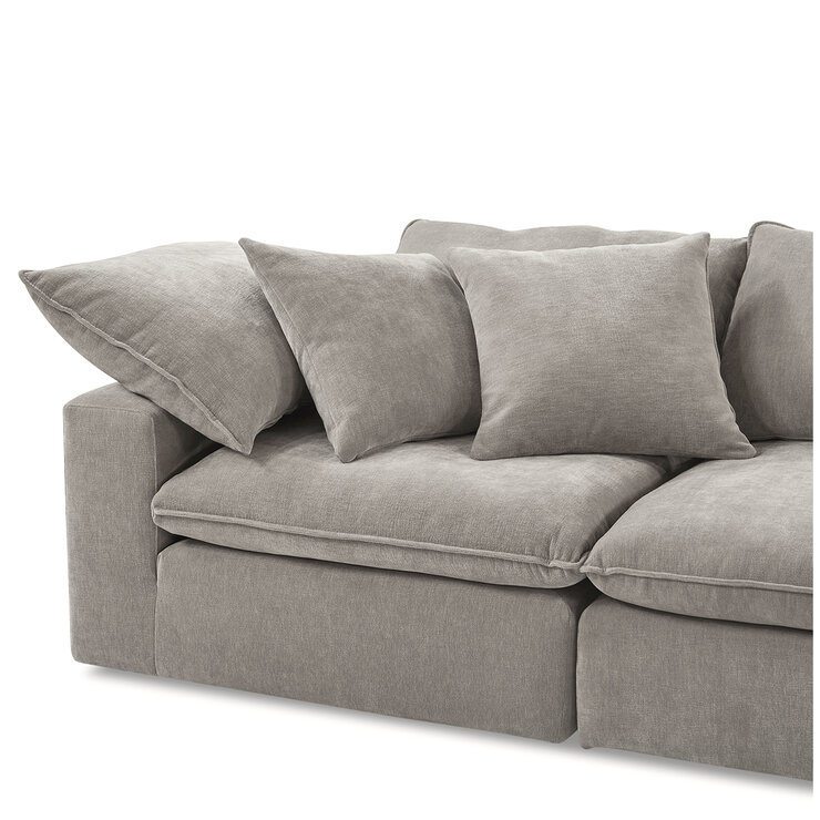 Aiden & Ivy 6 Piece Fabric Modular Sectional