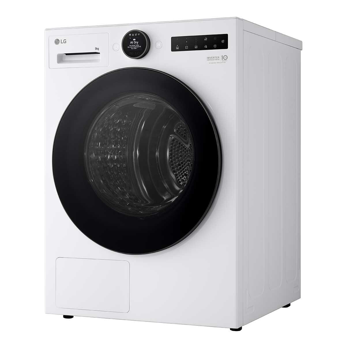 LG 9kg Series 9 Heat Pump Dryer Essence White DXH9-09W