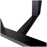 Moran Copenhagen 2.1 Metre Black and Gold Dining Table