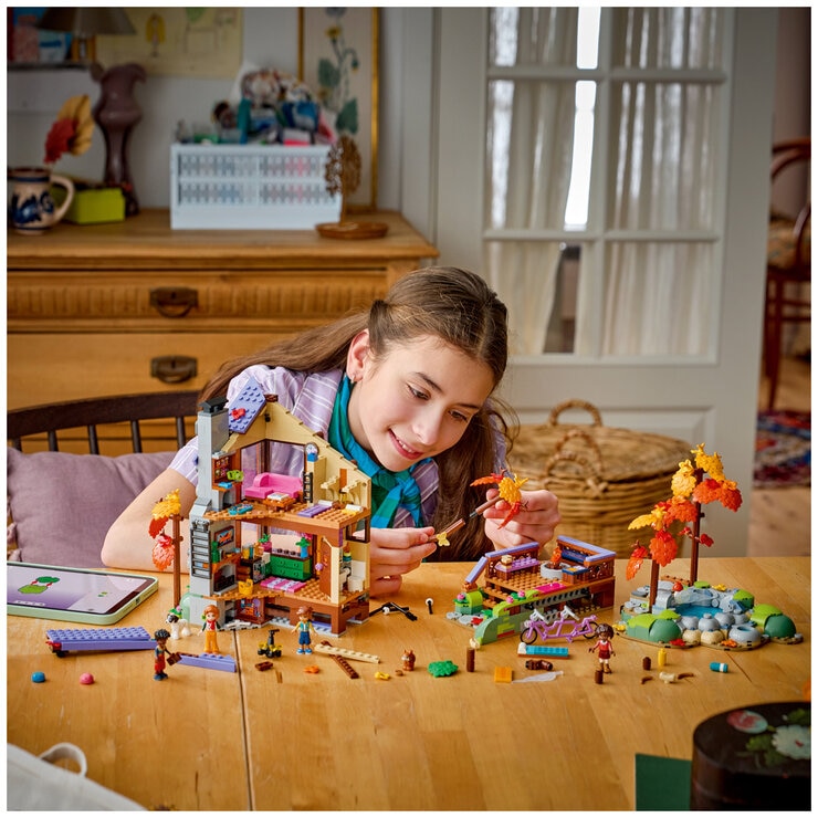 LEGO Friends Cozy Fall Forest Cabin Building Set 42705 LEGO Friends Cozy Fall Forest Cabin Building Set 42705