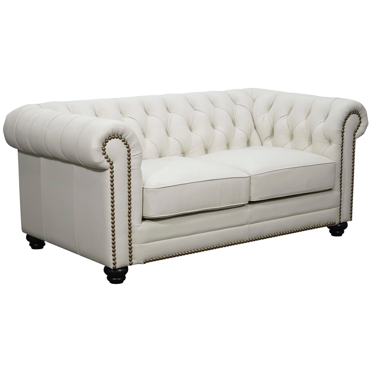 Fjords By Moran Bastille II 2 Seater Leather Sofa White