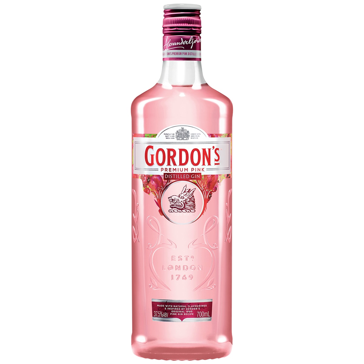 Gordon's Premium Pink Distilled Gin 700mL