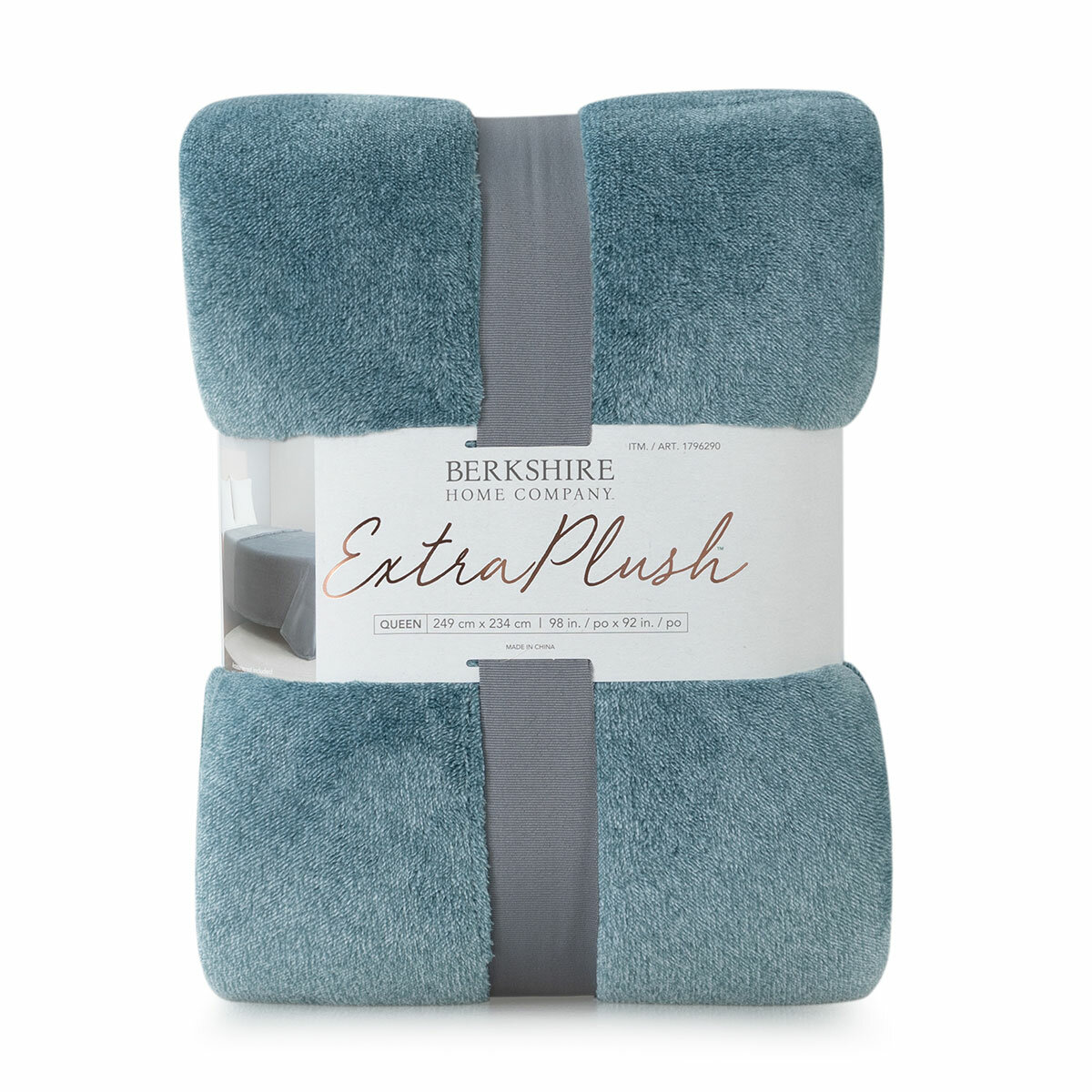 Berkshire Heathered Plush Blanket Queen 234 cm x 249 cm Berkshire Heathered Plush Blanket Queen 234 cm x 249 cm