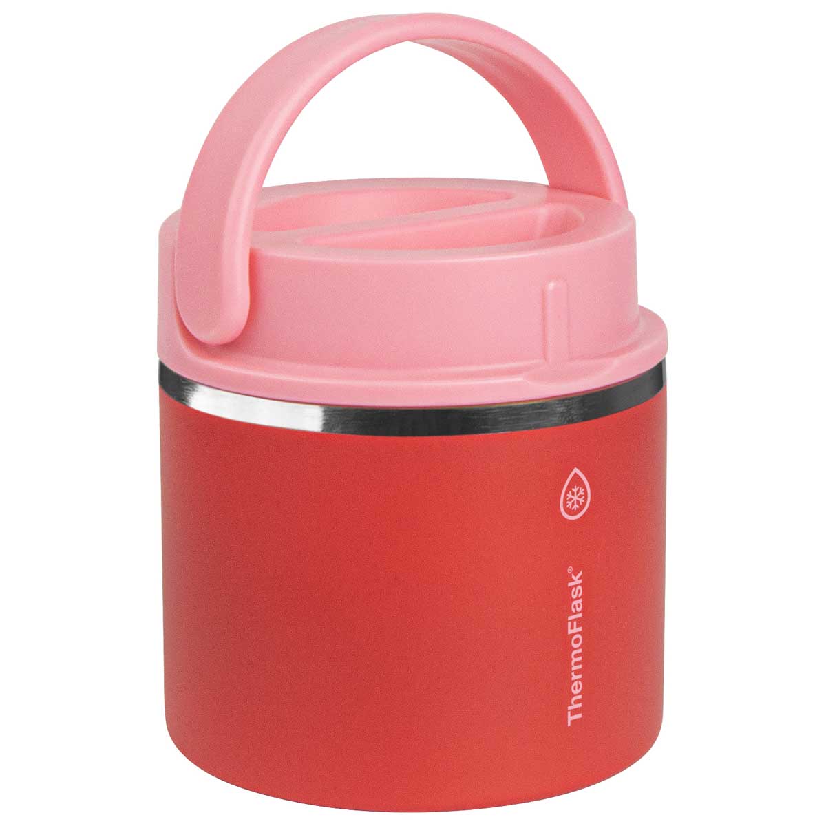 ThermoFlask 590ml Insulated Food Jar 2 Pack Green And Red