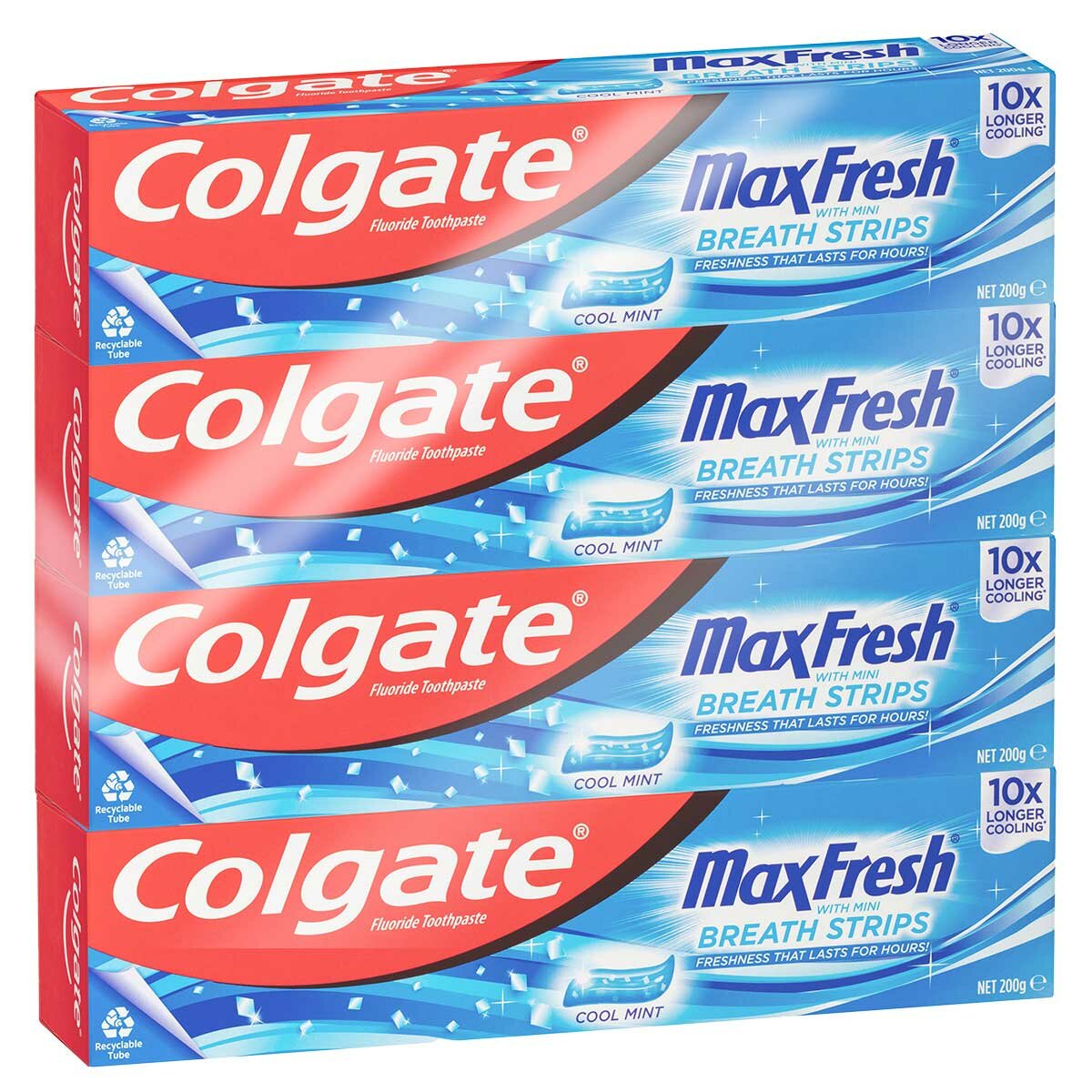 Colgate Max Fresh Toothpaste 4 x 200g