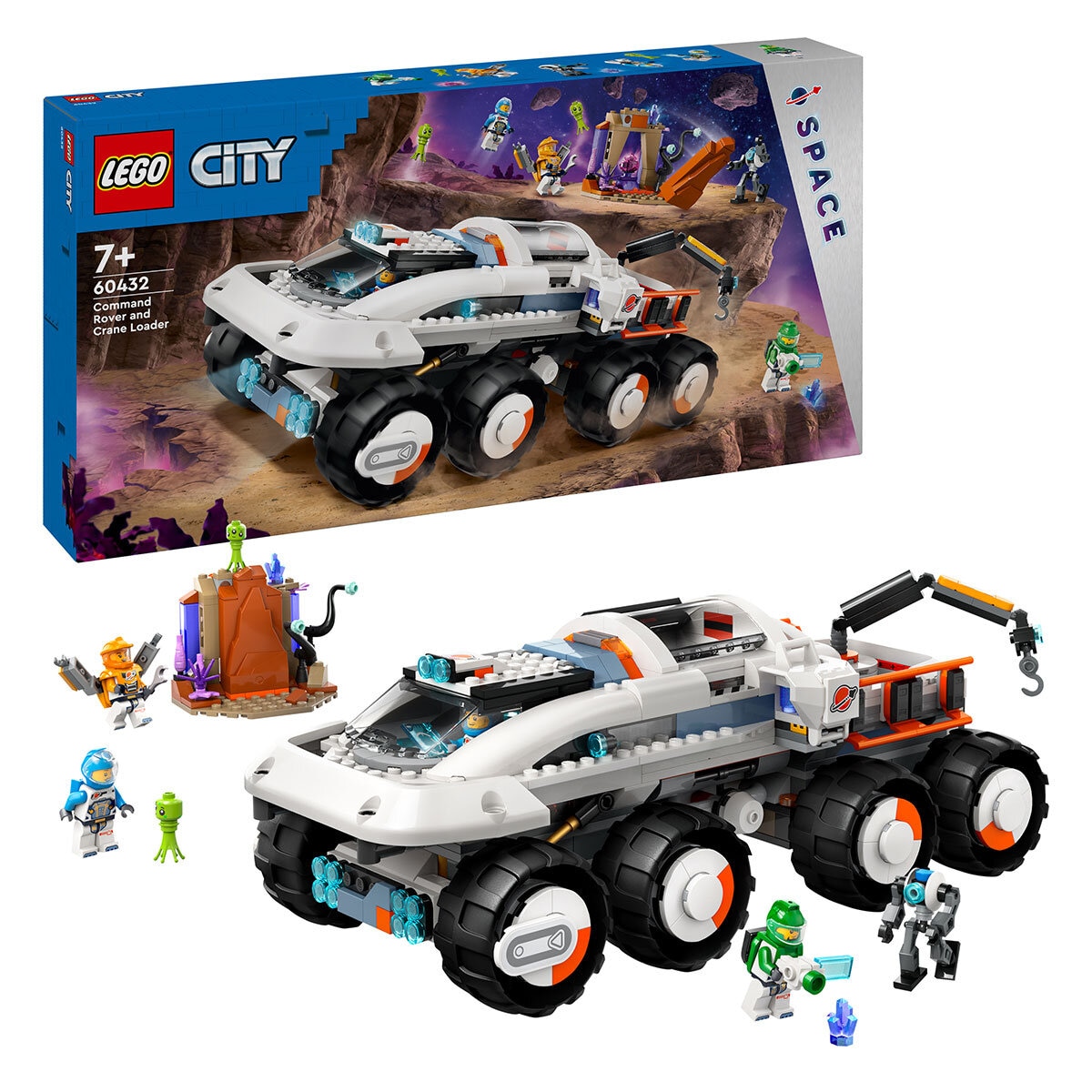 LEGO CITY Command Rover and Crane Loader 60432