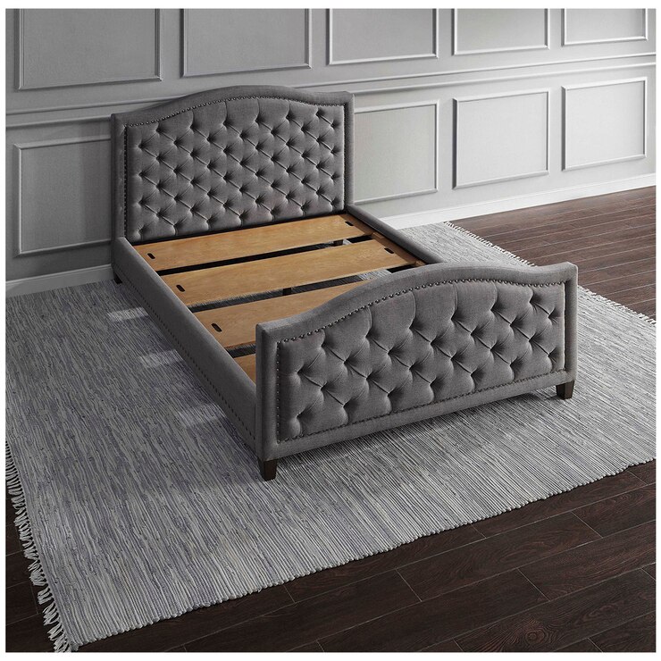 Thomasville Upholstered Queen Bed Grey Costco Australia