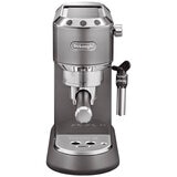 Delonghi EC785GY Dedica Metallics Coffee Machine, Pewter Grey