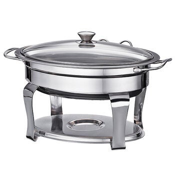 Tramontina Oval Stainless Steel Chafing Dish 3.9L Tramontina Oval Stainless Steel Chafing Dish 3.9L