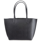 DKNY Brook Solid Tote Bag Black Gold