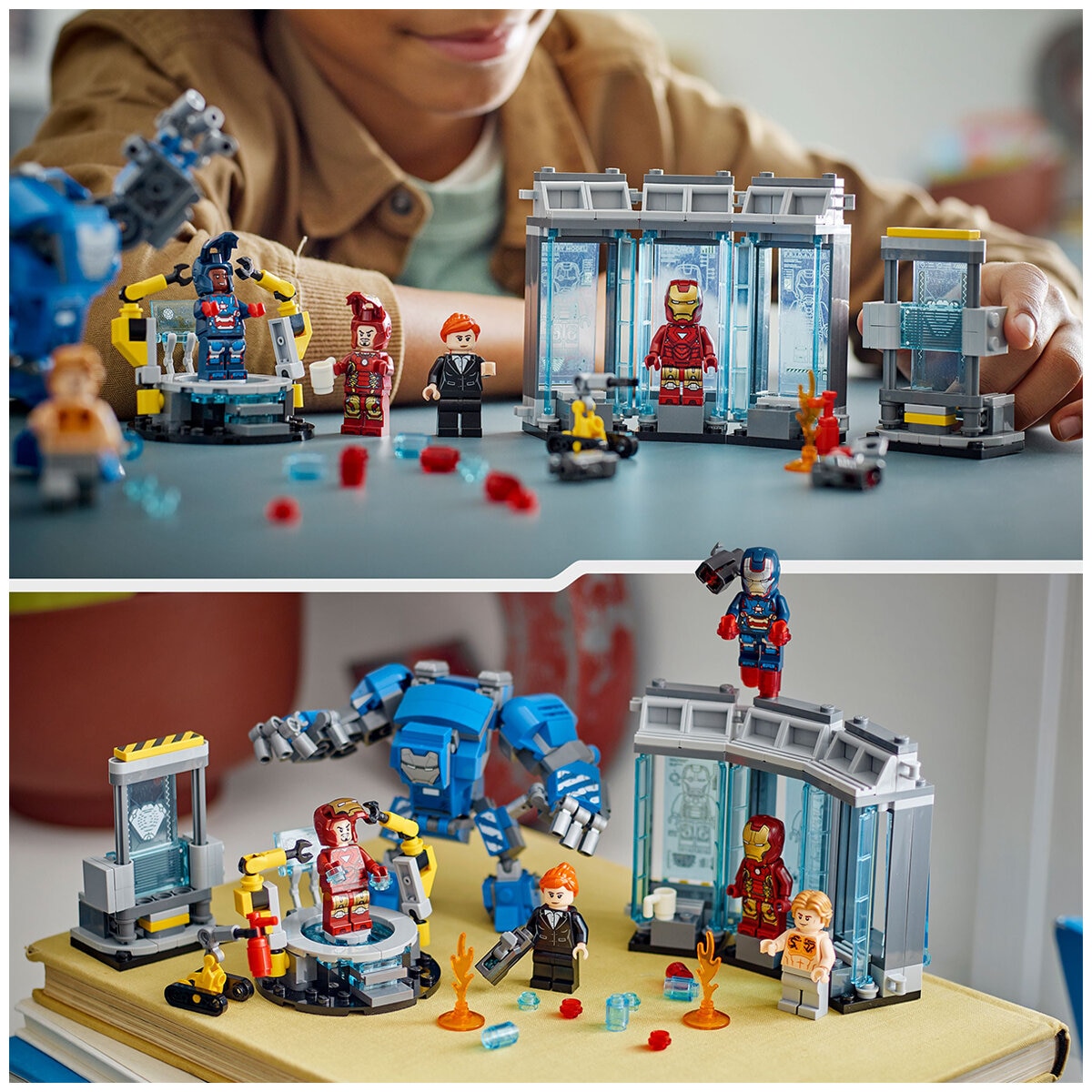 LEGO Marvel Iron Man’s Laboratory Hall of Armour 76315