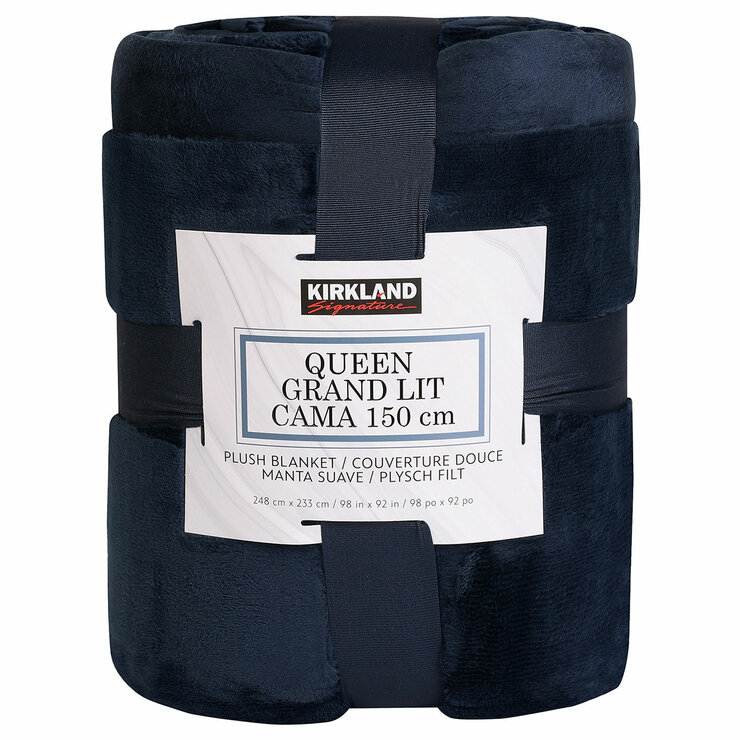 Kirkland Signature Plush Blanket Queen 248 x 233cm Kirkland Signature Plush Blanket Queen 248 x 233cm
